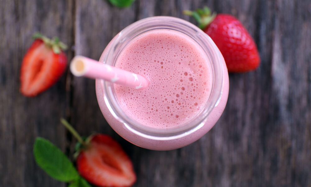 Aardbeien smoothie