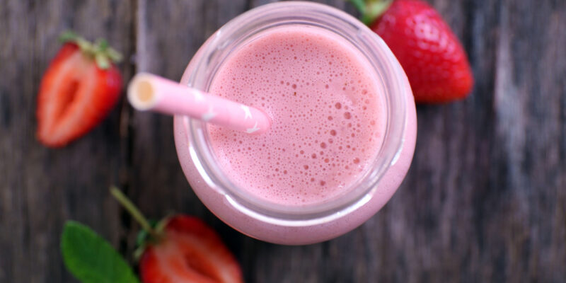 Aardbeien smoothie